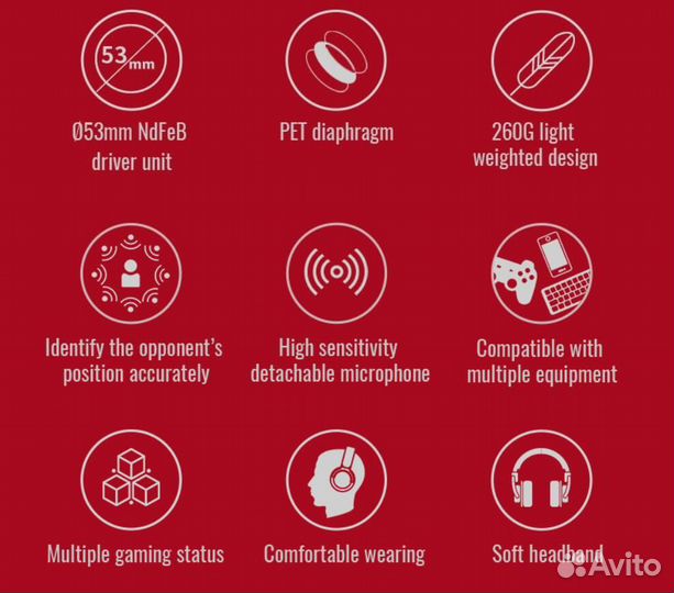 Наушники Takstar flit black