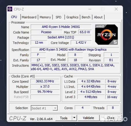 Amd Ryzen 5 3400g