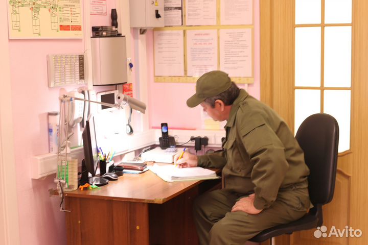 Охранник Вахта с питанием (садик) с 16 мая