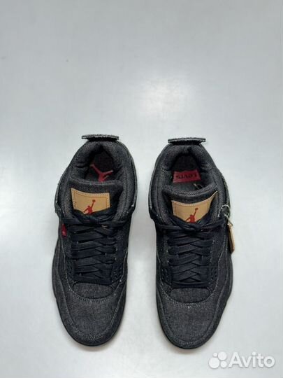 Air Jordan 4 Retro Levi's Black (Blank Tag)