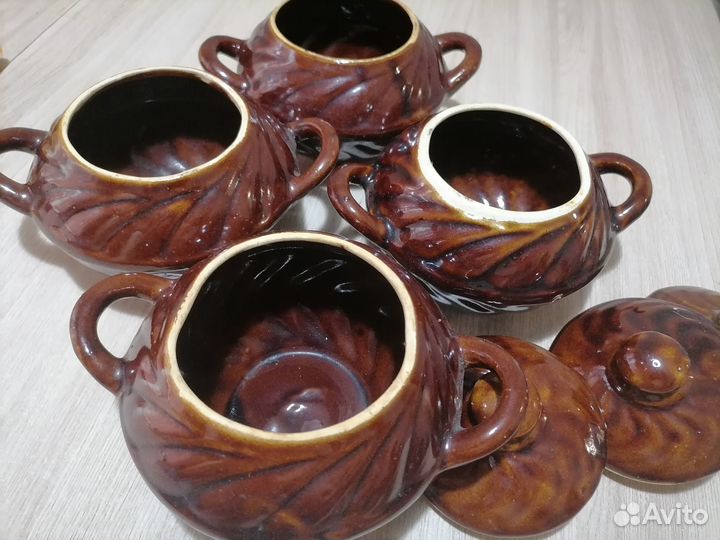 Глиняные горшочки для запекания