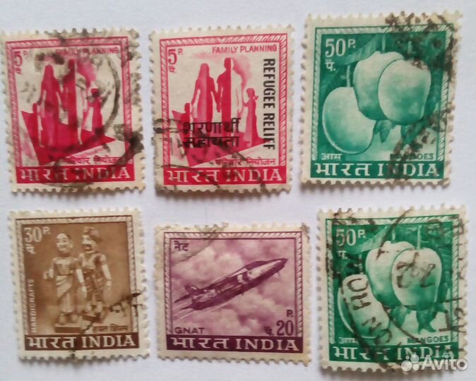 Старые марки иностранные