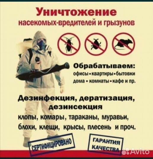 Обработка от тараканов дезинфекция