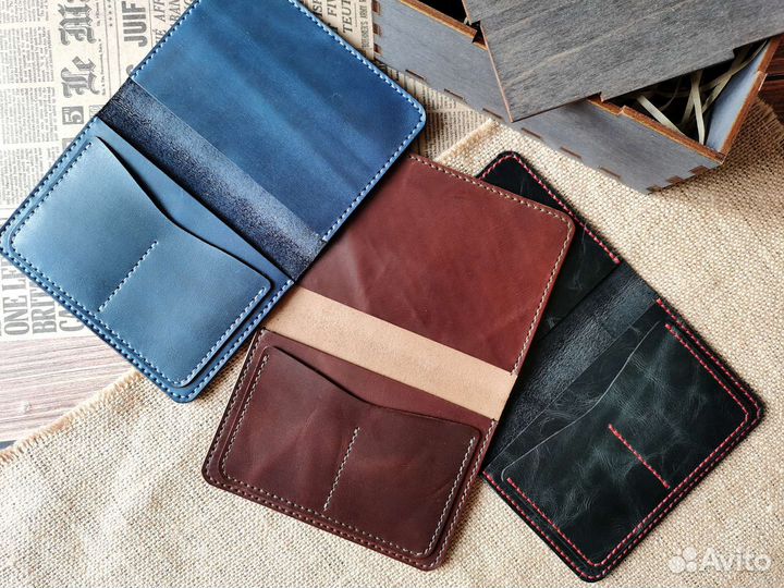 Обложна для паспорта из натуральной кожи