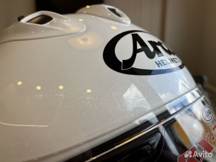 Мотоциклетный шлем Arai RX-7V EVO diamond white