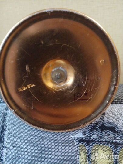 Ваза кубок СССР, алюминий, стекло