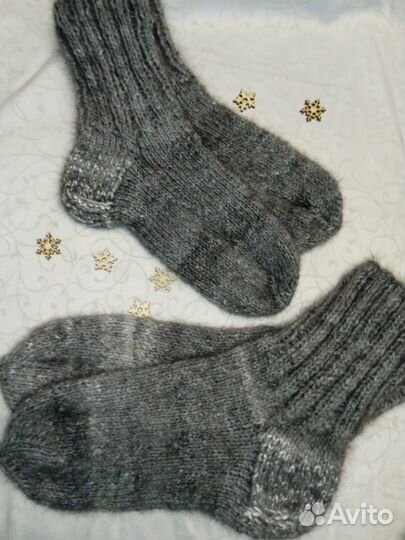 Носки пуховые кролик