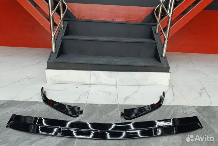 Сплиттер переднего бампера Mercedes W206 Brabus