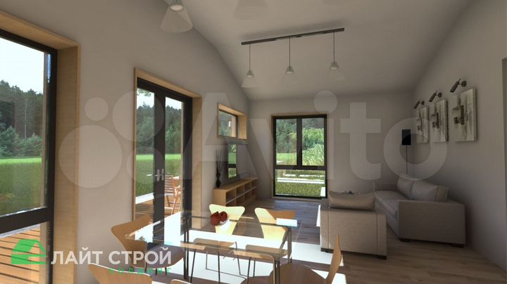 Дом 89,5 м² на участке 6 сот.