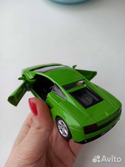 Металлическая машина Lamborghini Gallardo