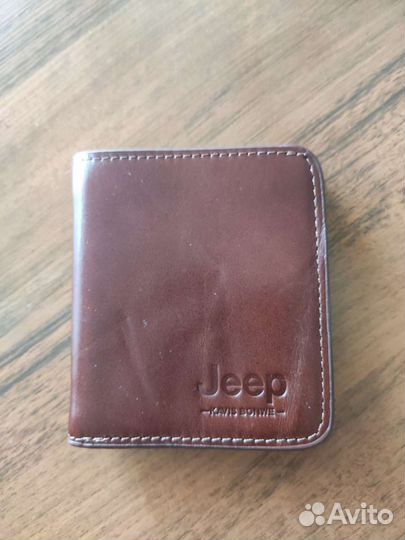Кожаный мужской кошелек