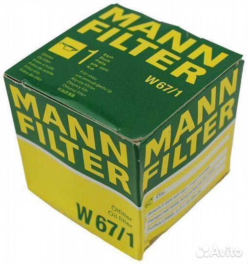 Mann W-67/1 Фильтр масляный