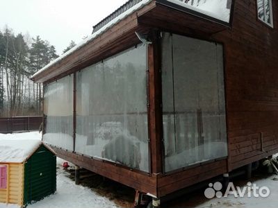 Мягкие пвх окна на беседку