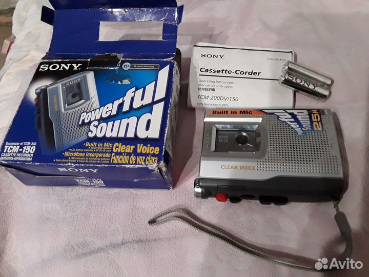 Диктофон sony TCM-150
