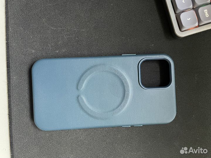 Кожаный чехол iPhone 12/12 Pro с MagSafe