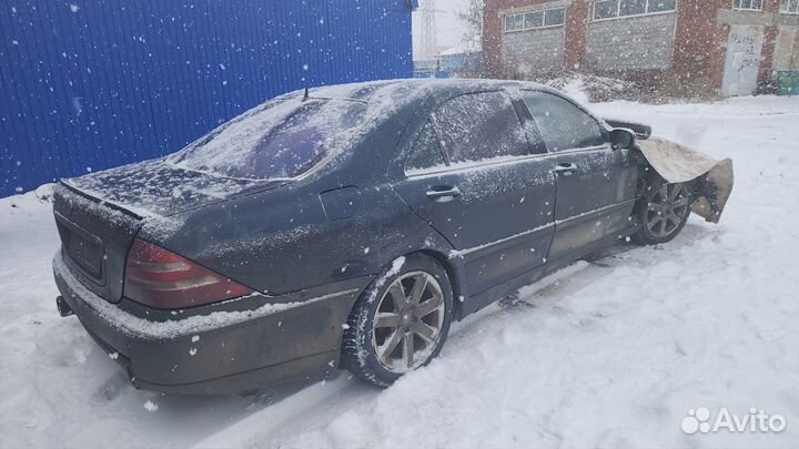 Mercedes-Benz S-класс 5.0 AT, 1998, битый, 280 000 км