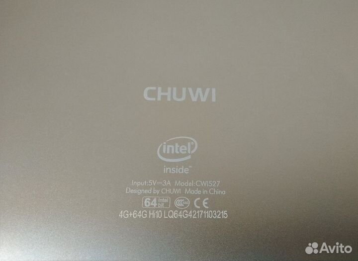Планшет chuwi HI10 плюс CWI527 4 + 64 гб