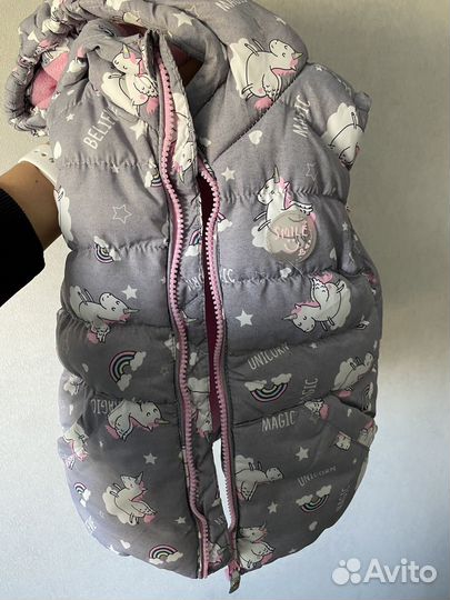 Жилетка для девочки 98