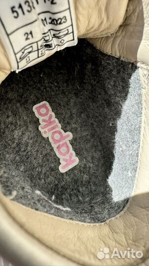 Ботиночки натуральные на девочку размер 21