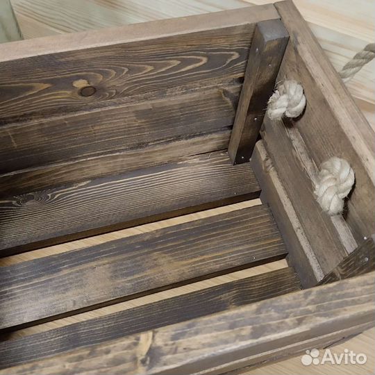 Ящик деревянный для хранения подарочный