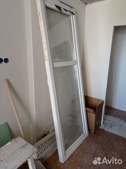 Пластиковые окно и дверь