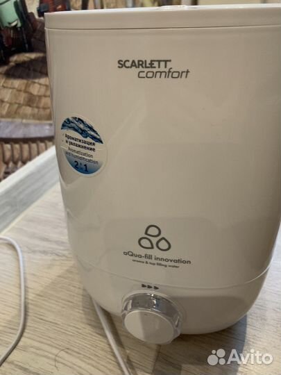 Ультразвуковой увлажнитель воздуха Scarlett, б/у