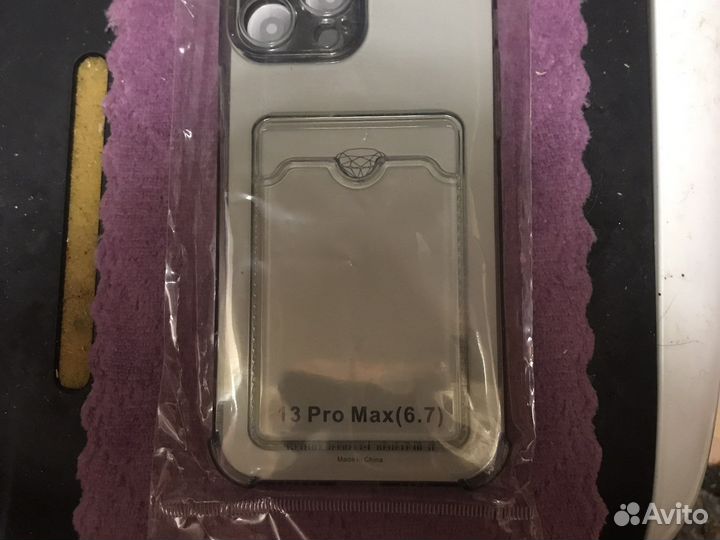 Чехол на iPhone 13 pro max прозрачный