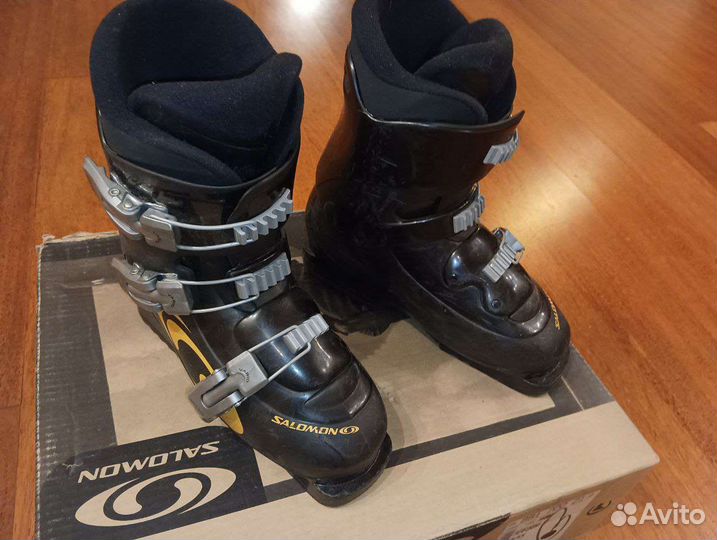 Горные лыжи, ботинки, палки salomon