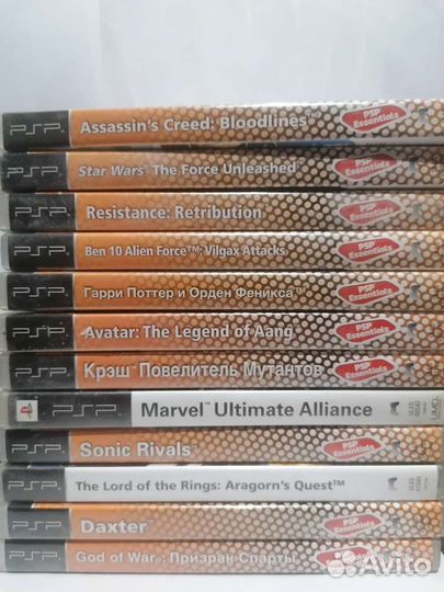 Игры для приставки psp