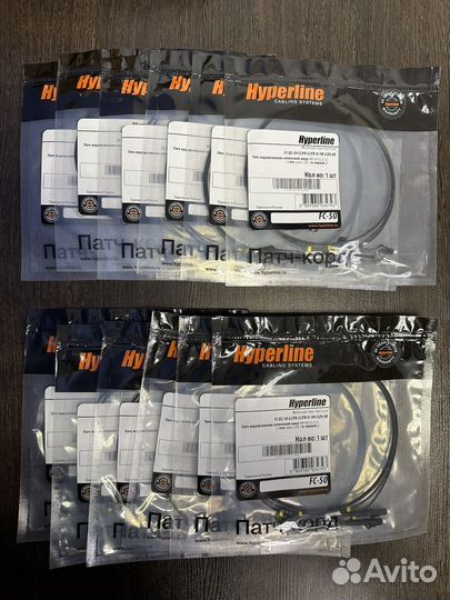 Hyperline FC-D2-50-LC/PR-LC/PR-H-1M-lszh-BK