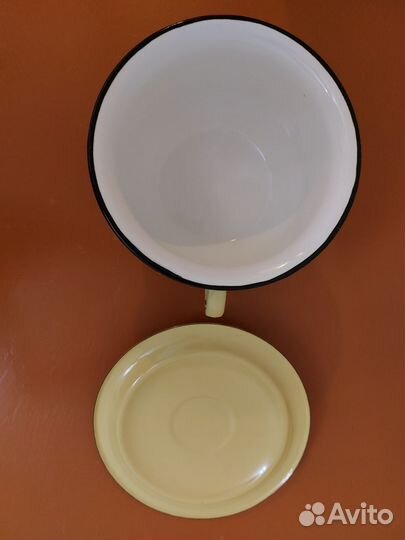 Горшок ночной эмалированный новый