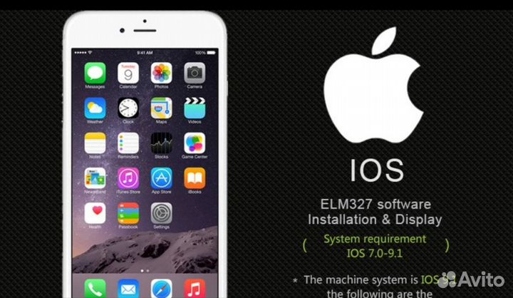ELM 327 WiFi версия V1.5 чип pic18f25k80 OBD2 обд2