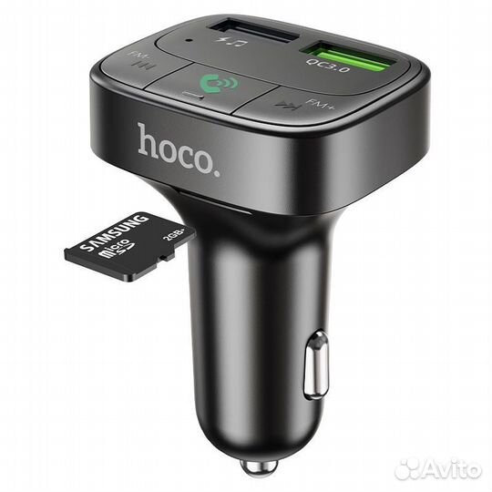 FM модулятор hoco Е59 QC3.0 bluetooth