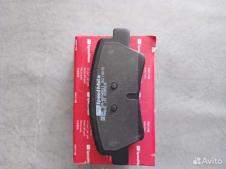 Тормозные колодки задние на hyundai solaris II