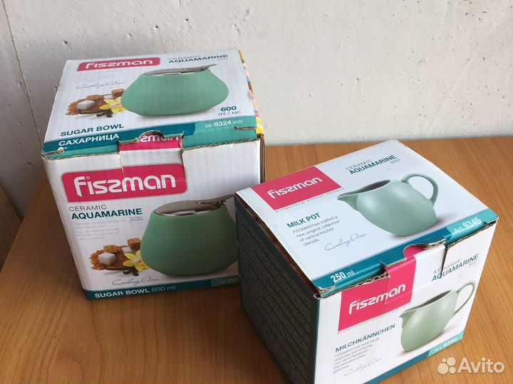 Новые молочник и сахарница в стиле Tiffany