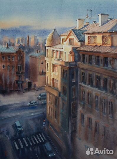 Картина акварелью 