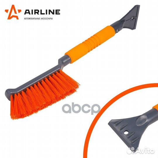 Щетка от снега и льда с эргономичной рукояткой