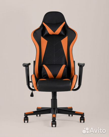 Кресло игровое TopChairs Gallardo оранжевое