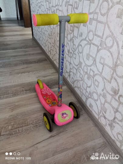 Самокат детский трехколесный бу