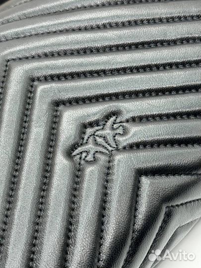 Сумка Pinko ручка ремень натуральная кожа чёрная