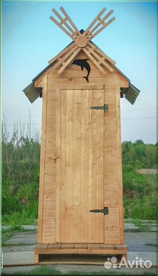 Дачный туалет с дельфином мзг 530