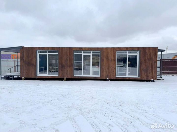 Модульный дом из морского контейнера