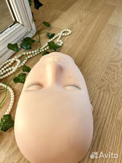 Голова манекен с ресницами