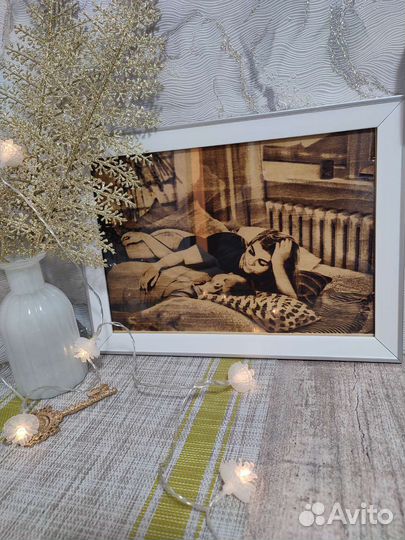 Выжигание портретов на дереве