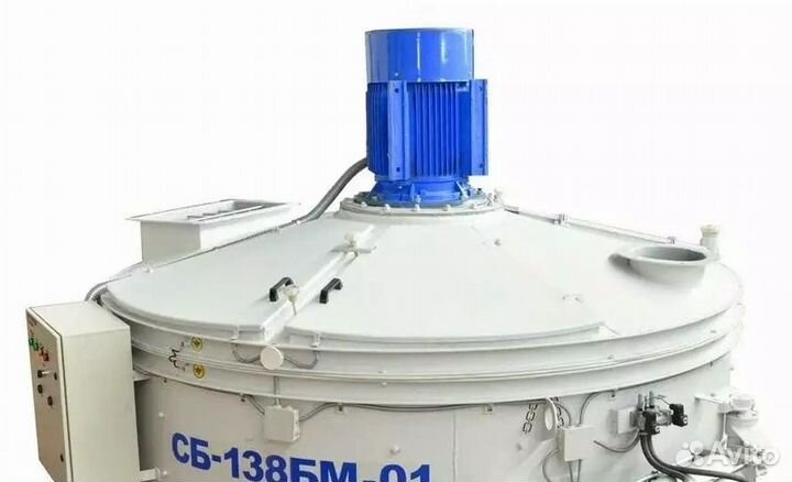 Бетоносмеситель принудительного действия сб 138Б