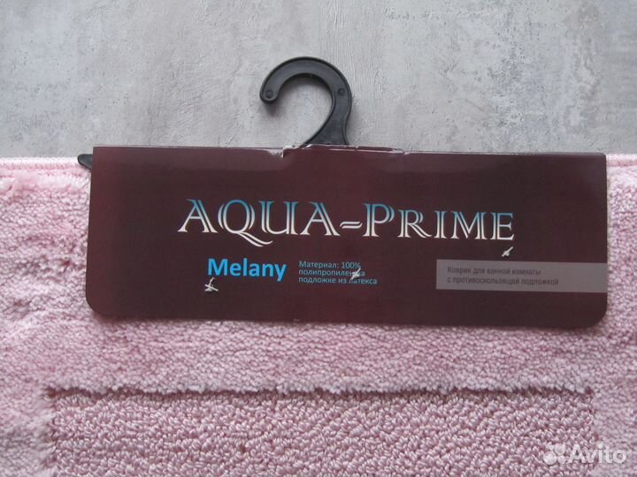 Коврик для ванной розовый Aqua-Prime Melany