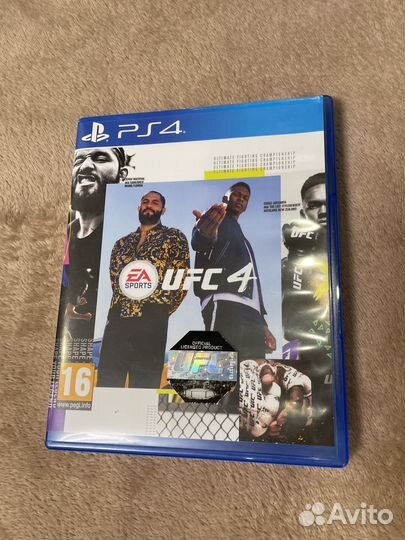 Диск для ps4 ufc 4