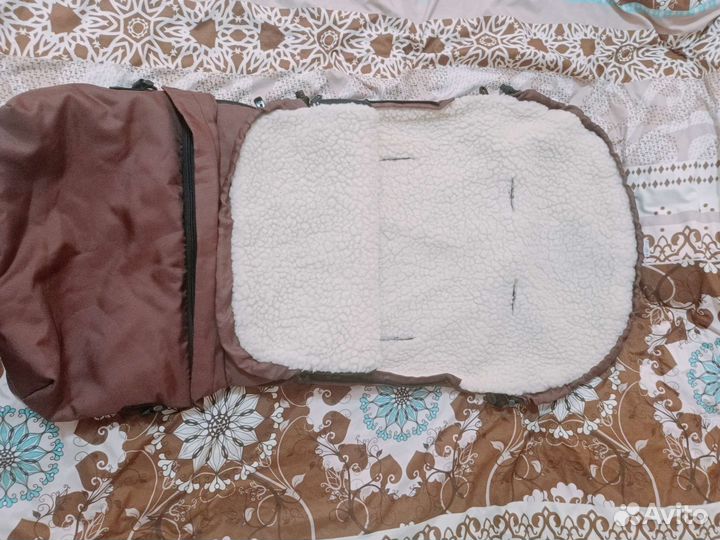 Зимний конверт в коляску