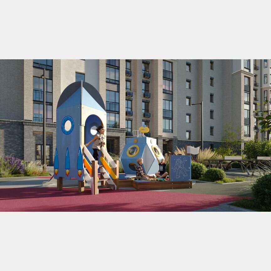 2-к. квартира, 53,8 м², 7/15 эт.