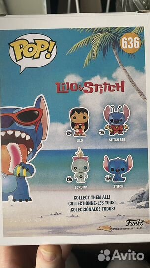 Фигурка Funko POP Summer Stitch (Летний стич) 636